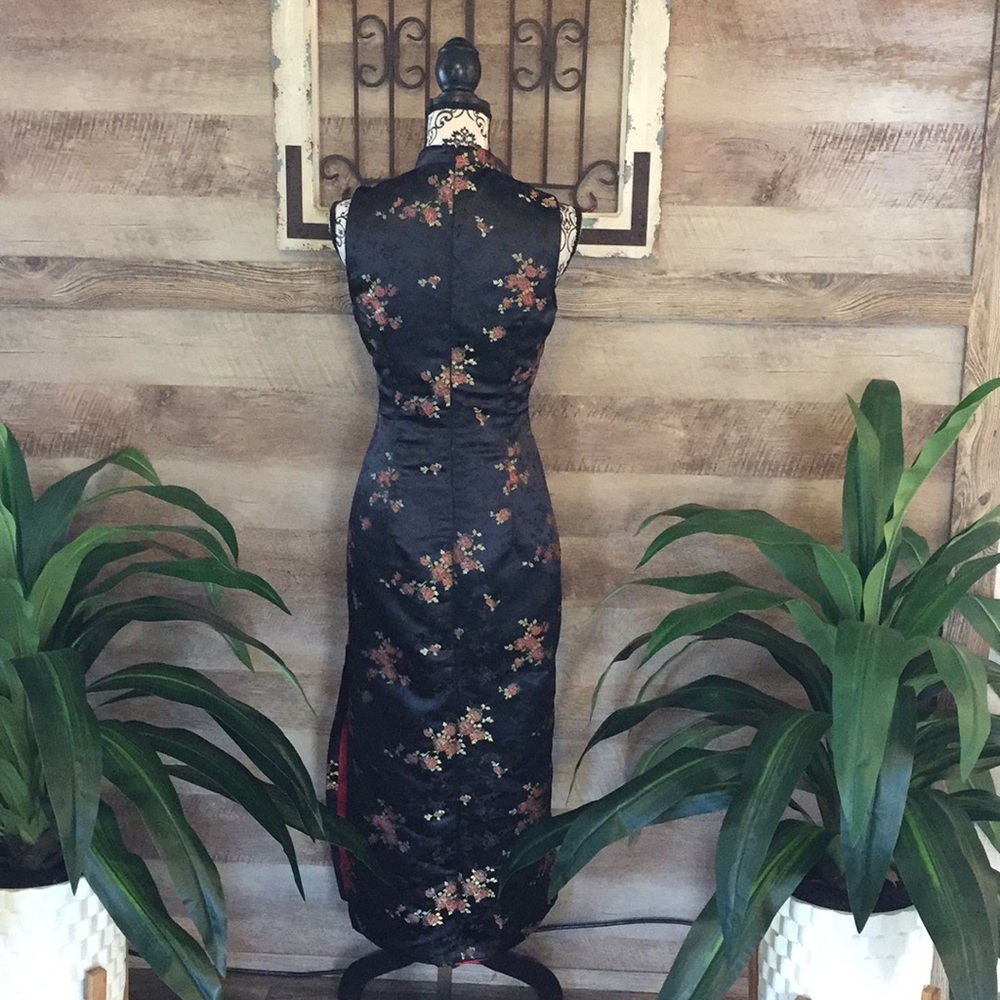 Robbie Bee Oriental Floral Geisha Dress - Picture 4 of 6